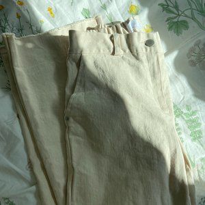 OAK + FORT Cream Pant K001